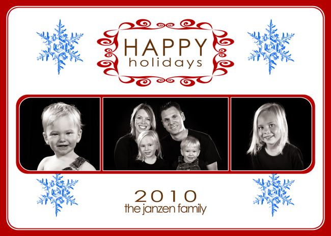 Photo Greeting Cards - 5x7 Flat - Holidays