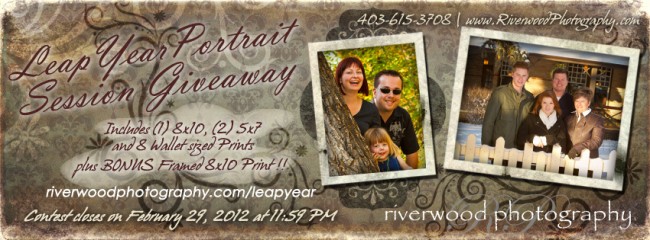 Leap Year Contest - Enter to win a Free Lifestyle Portrait Session