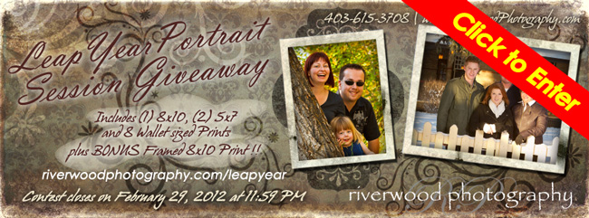 Leap Year Contest - Enter to win a Free Portrait Session