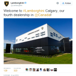 Lamborghini Calgary Grand Opening - Lamborghini on Twitter