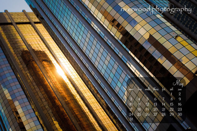 Free Desktop Wallpaper for May 2010 | Downtown Calgary | Riverwood Photography