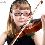 Portrait of Portrait of Danielle and her Violin
