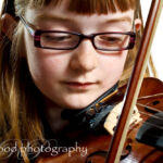 Portrait of Portrait of Danielle and her Violin