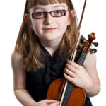 Portrait of Portrait of Danielle and her Violin