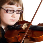 Portrait of Portrait of Danielle and her Violin