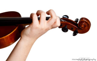 Portrait of Portrait of Danielle and her Violin