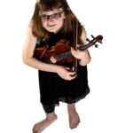 Portrait of Portrait of Danielle and her Violin