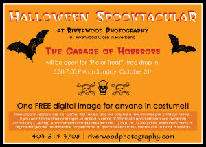 Free Drop-In for Halloween Pic or Treat Sessions