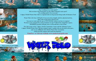 Mako Water Polo Club Poster 2010