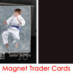 Magnet Backed Trader Cards - Karate