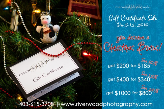 2011 Annual Gift Certificate Sale