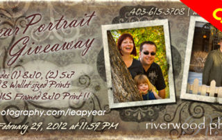Leap Year Contest - Enter to win a Free Portrait Session