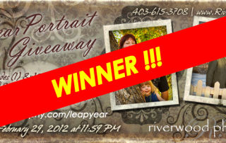 Leap Year Portrait Session Contest Winner has been Contacted