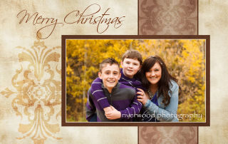Merry Christmas - Photography Greeting Card Sample