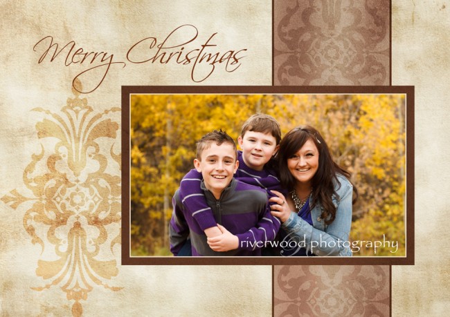 Merry Christmas -  Photography Greeting Card Sample