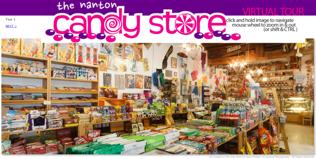 Virtual Tour of the Nanton Candy Store