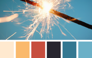 Sample Color Palette from Design Seeds - Holiday Sparkle