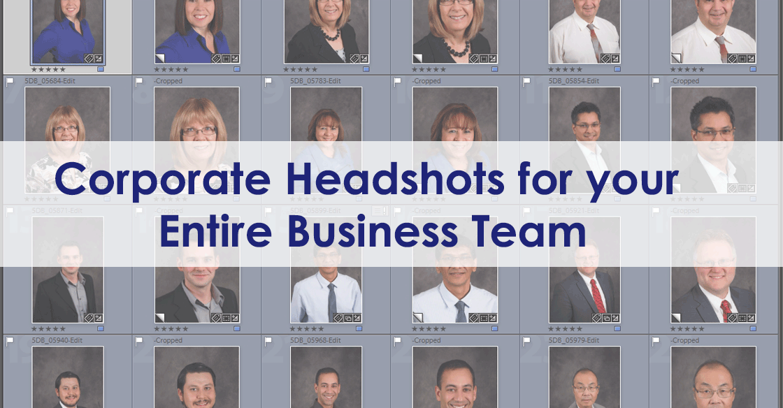Corporate Headshots for your Entire Team