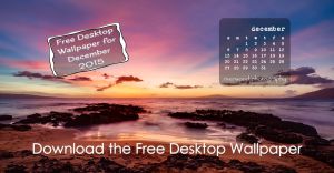 Free Desktop Wallpaper Calendar for December 2015