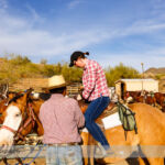 Sunset Trail Ride at Cave Creek Regional Park in Arizona