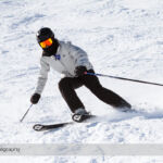 Skiing on a Bluebird Day at Lake Louise
