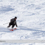 Skiing on a Bluebird Day at Lake Louise