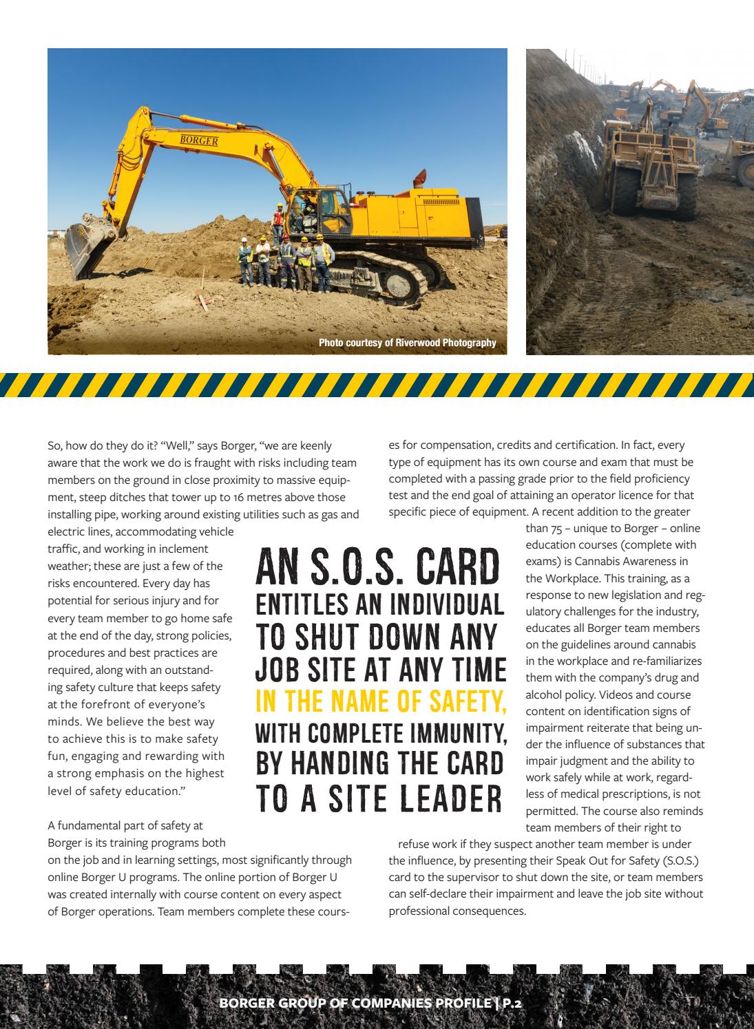 Business in Calgary Magazine - Business Profile for Borger Group