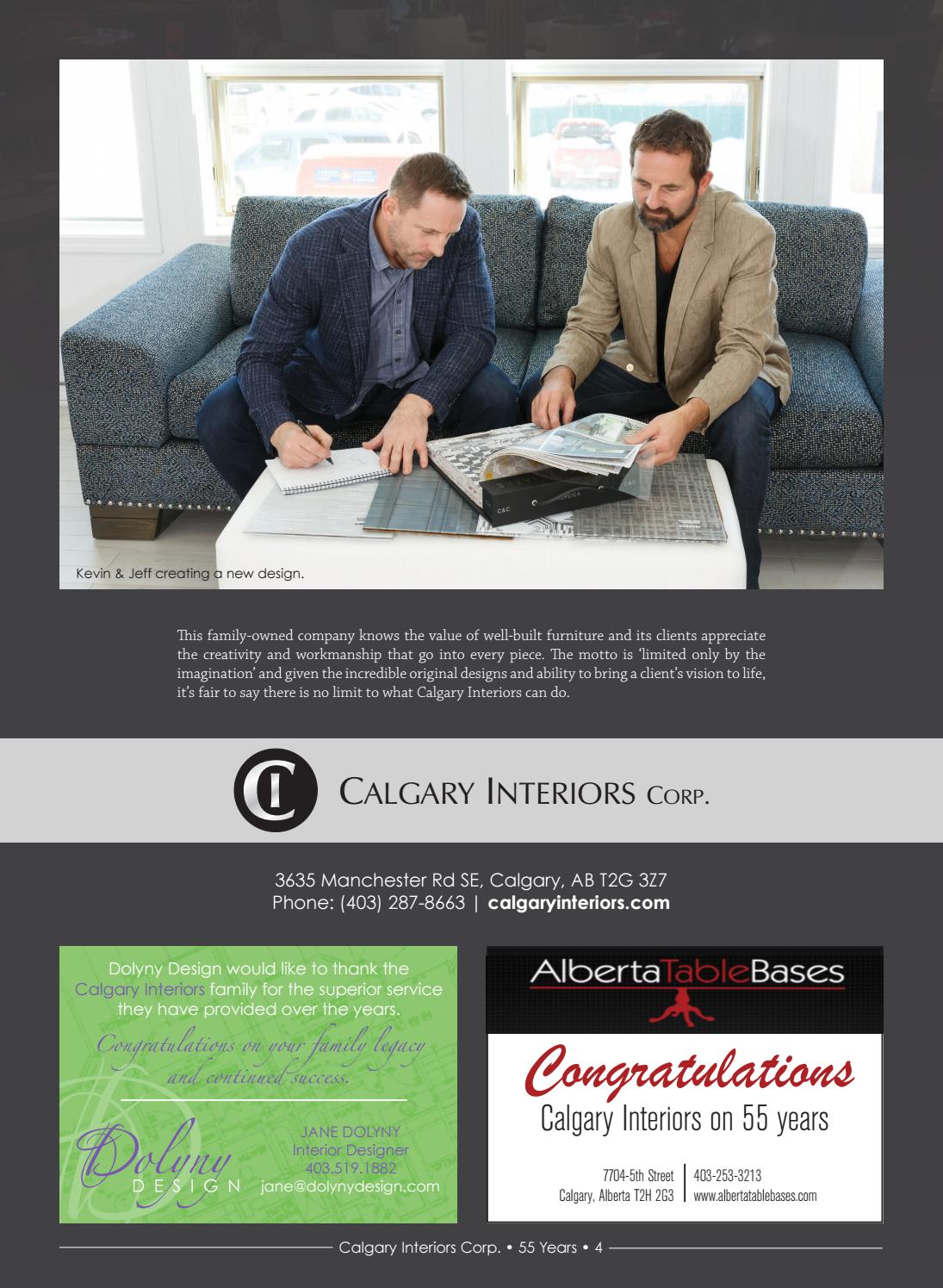 Business in Calgary Magazine - Business Profile for Calgary Interiors