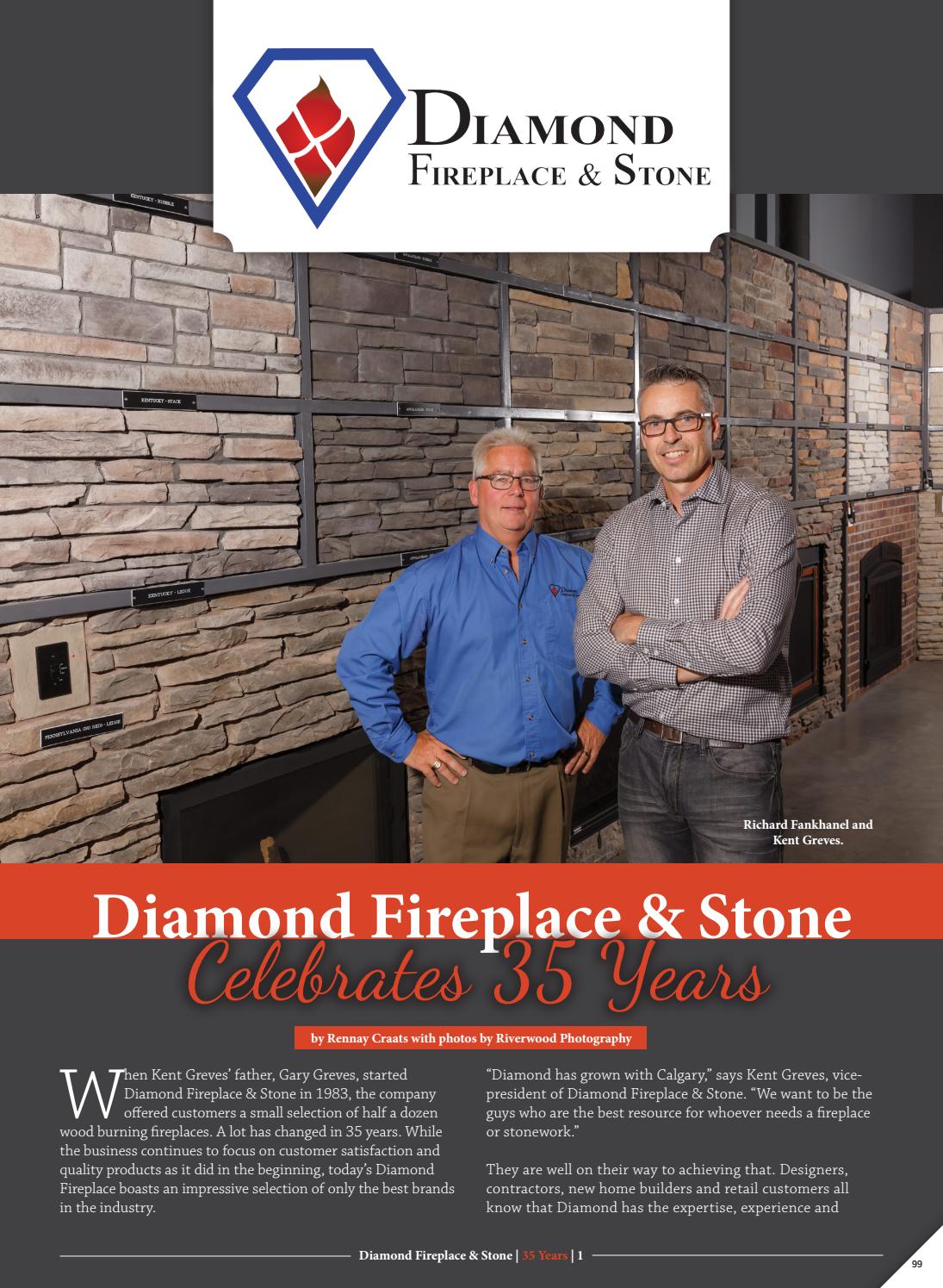 Business in Calgary Magazine - Business Profile for Diamond Fireplace