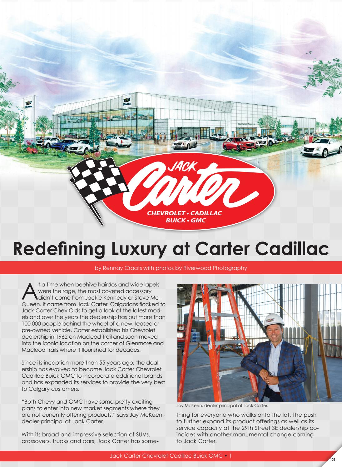 Business in Calgary Magazine - Business Profile for Jack Carter Cadillac