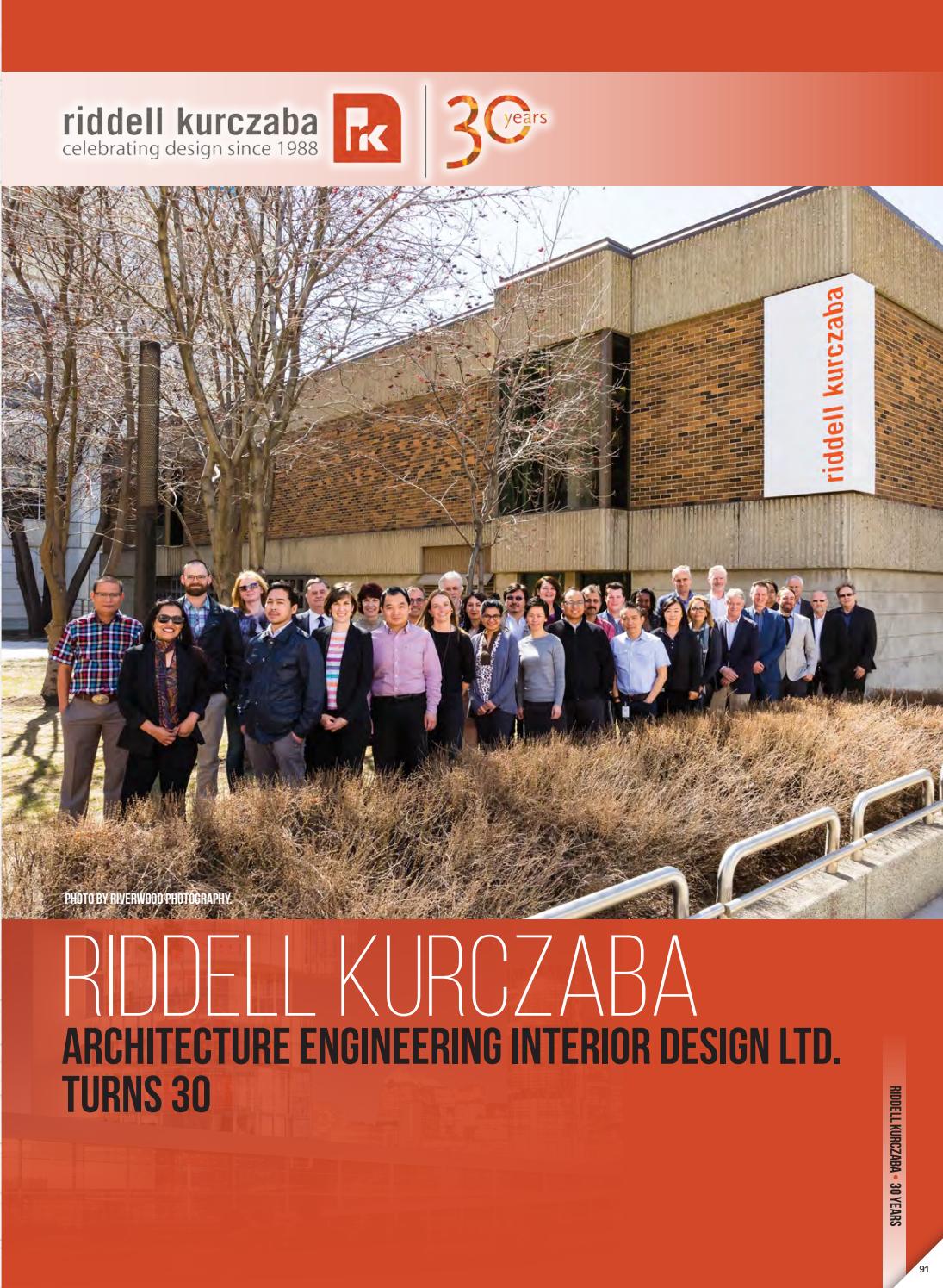 Business in Calgary Magazine - Business Profile for Riddell Kurczaba Architecture