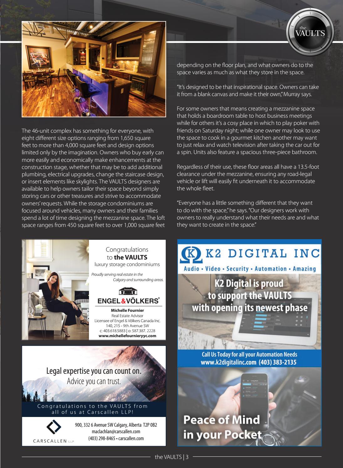 Business in Calgary Magazine - Business Profile for The Vaults