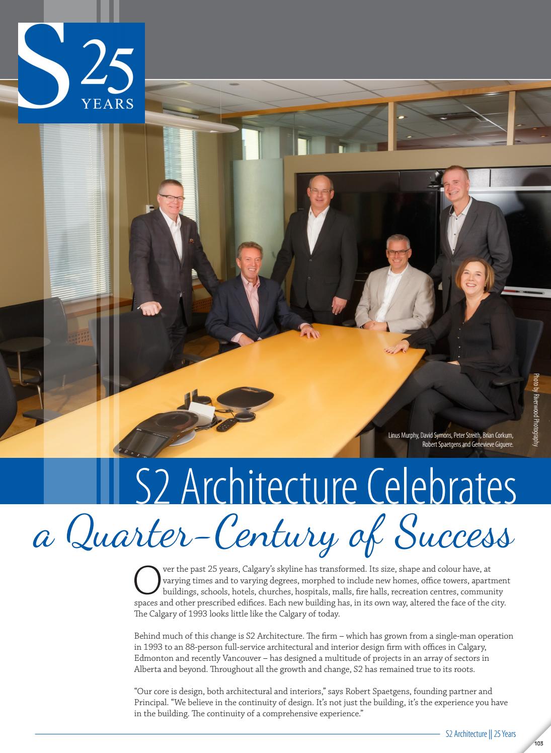 Business in Calgary Magazine - Business Profile for S2 Architecture