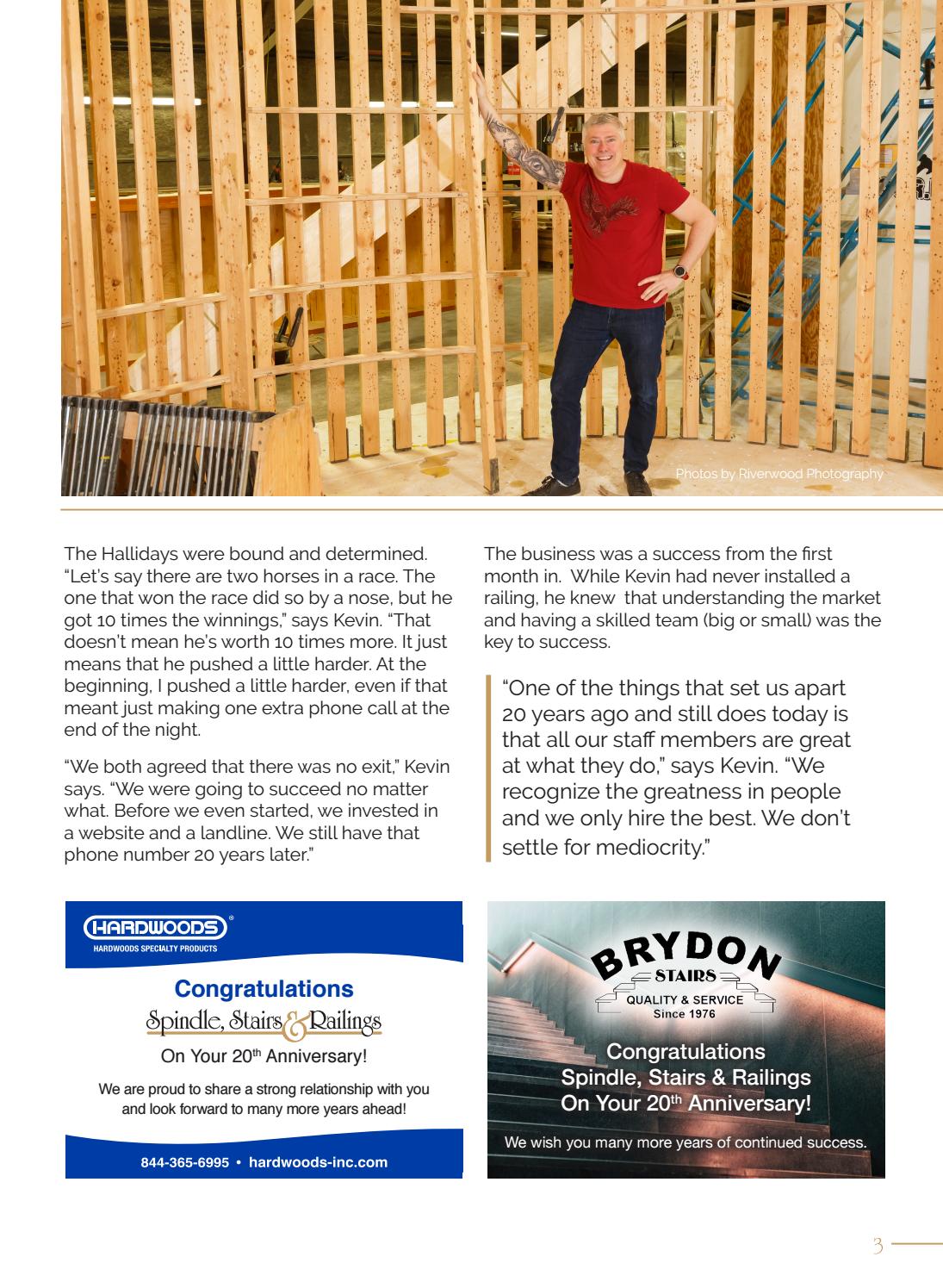 Business in Calgary Magazine - Business Profile for Spindle, Stairs, & Railings