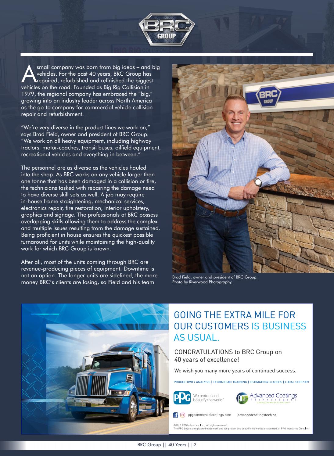 Business in Calgary Magazine - Business Profile for BRC Group