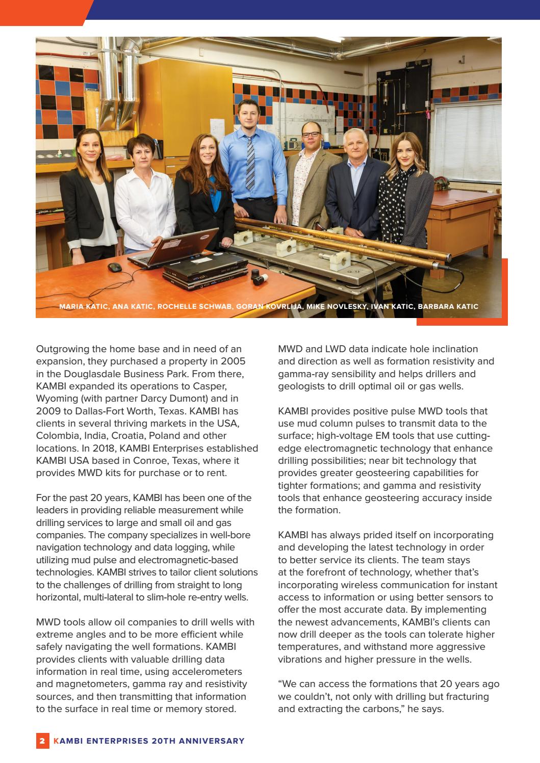 Business in Calgary Magazine - Business Profile for Kambi Enterprises